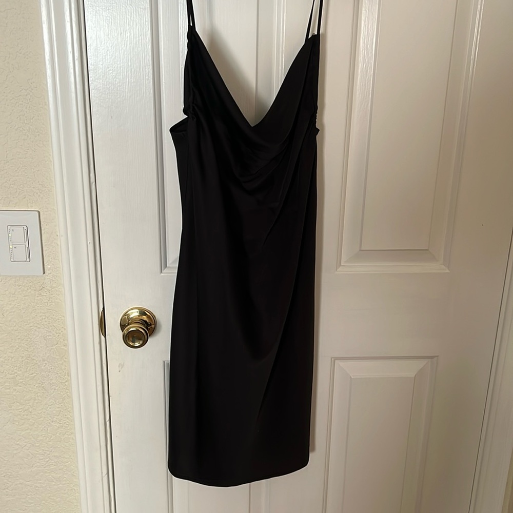 Black silk dress dress from forever, 21